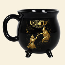 Load image into Gallery viewer, Together We’re Unlimited - Enchanted Cauldron Mug - Personalized Gift for Fantasy Lovers Cauldron Mug PopCulturePrints

