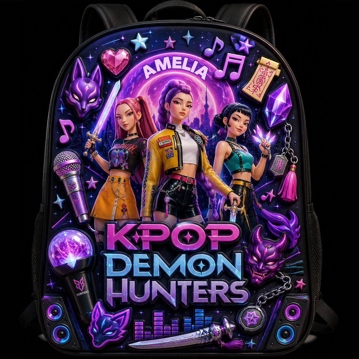 Fantasy Girl Backpack - Personalized Gifts For Kids School Bag 07nadt290626 Backpack PopCulturePrints
