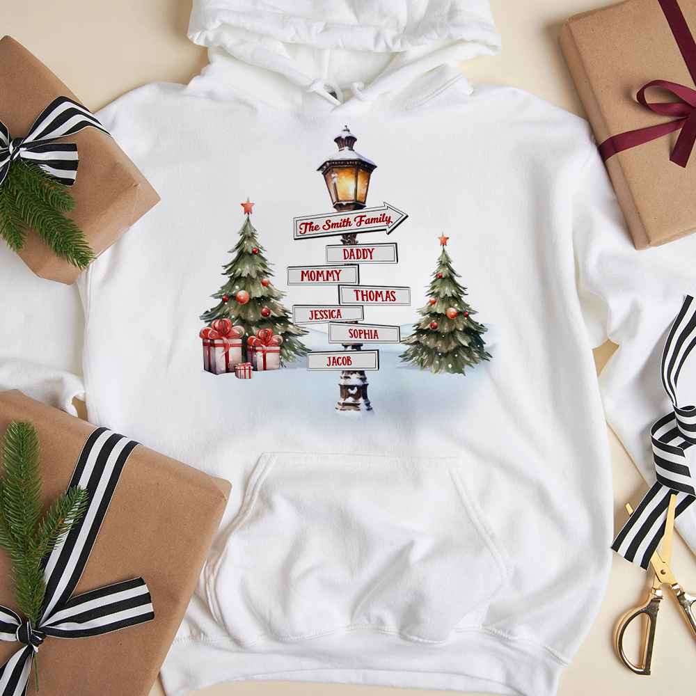 Custom Family Christmas Sweatshirt - Festive Holiday Gift