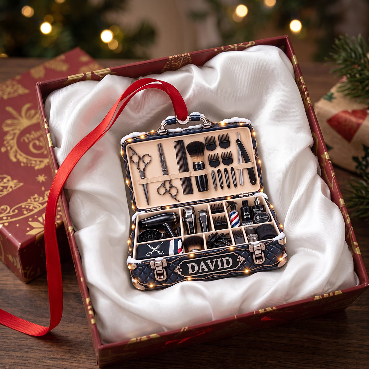 Hairstylist Christmas Ornament - Personalized Gifts for Christmas 09tttn081026 Ornament PopCulturePrints