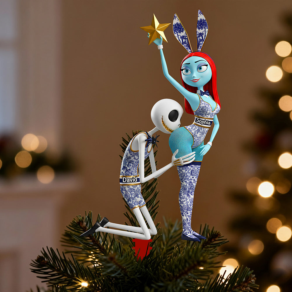 Couple Forever Tree Topper - Personalized Gift for Couples Ornament PopCulturePrints