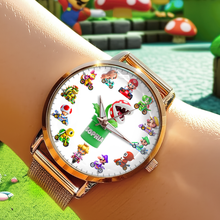 Load image into Gallery viewer, Rev Up Your Style: Custom Racing Game Mesh Strap Quartz Watch - Perfect Gift for Gamers Quartz Watch PopCulturePrints
