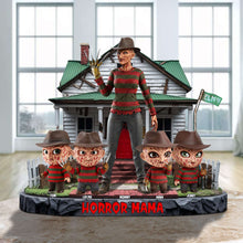 Load image into Gallery viewer, Horror Mama - &#39;A Unique Tribute to the Scary Side of Motherhood&#39; - Personalized Acrylic Plaque, Gift for Mom, Grandma &amp; Horror Fans Shaped Plaques PopCulturePrints
