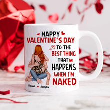 Load image into Gallery viewer, Personalized Couple Mug - Happy Valentine&#39;s Day Gift Coffee Mug PopCulturePrints
