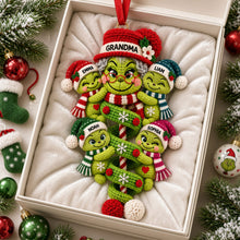 Load image into Gallery viewer, Grandma’s Christmas Crew - Unique Personalized Acrylic Ornament for Grandma
