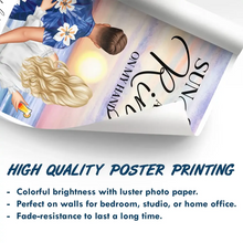 Load image into Gallery viewer, Sun, Sand, and a Ring On My Hand - Personalized Poster for Couples Poster PopCulturePrints

