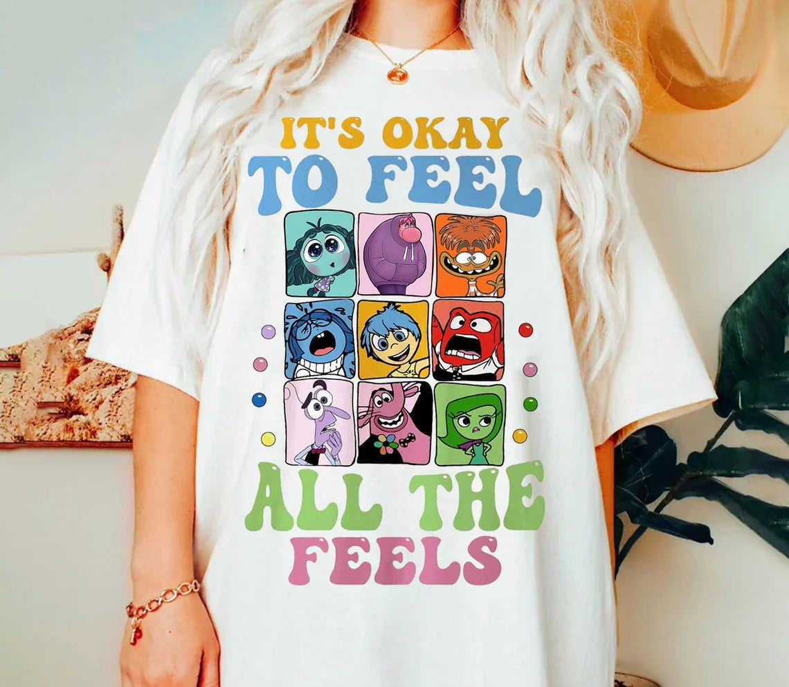 It's Okay to Feel All The Feels T-Shirt