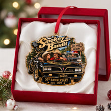 Load image into Gallery viewer, Celebrate Adventure: High-Speed Pursuit Acrylic Ornament - Personalized Christmas Gift Ornament PopCulturePrints
