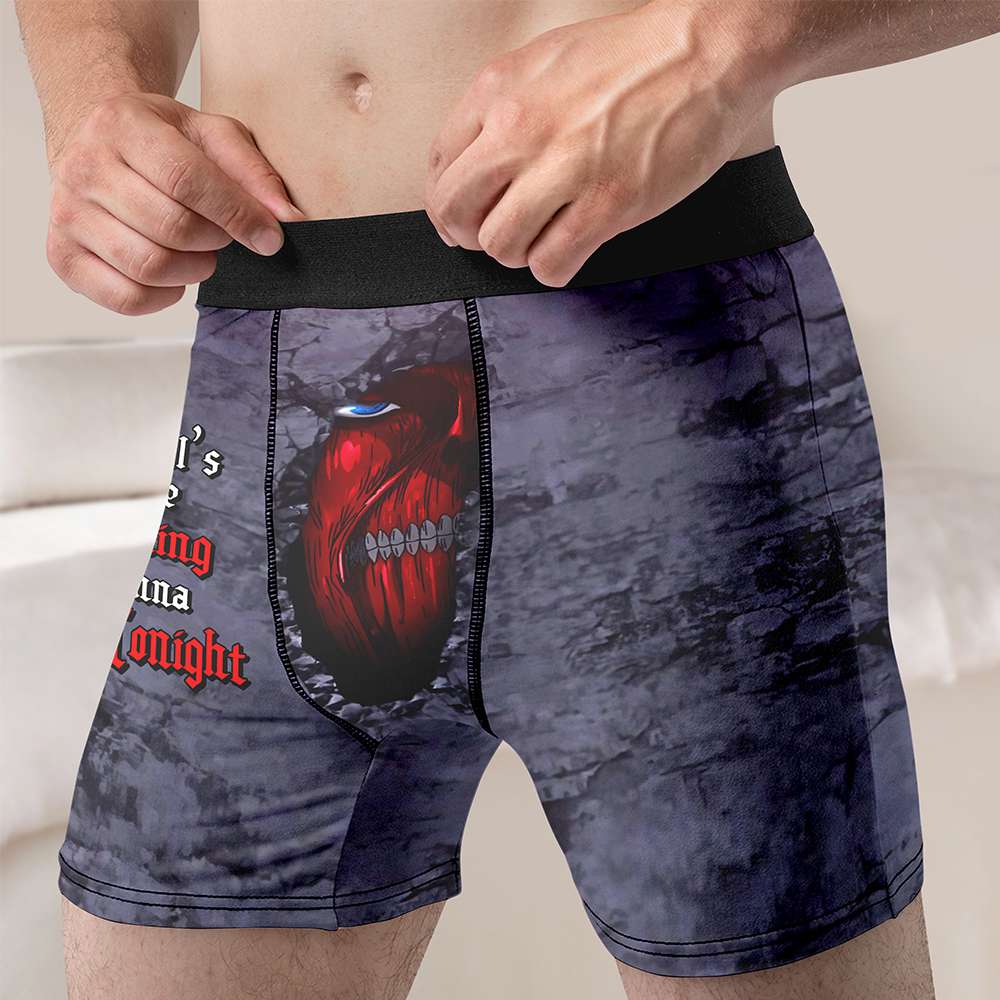 I'm Gonna Wreck Tonight Men's Boxers - Unique and Fun Gift Boxer Briefs PopCulturePrints