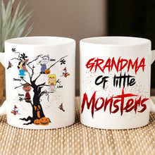 Load image into Gallery viewer, Personalized Horror Kids Mug for Grandma - Grandma of Little Monsters
