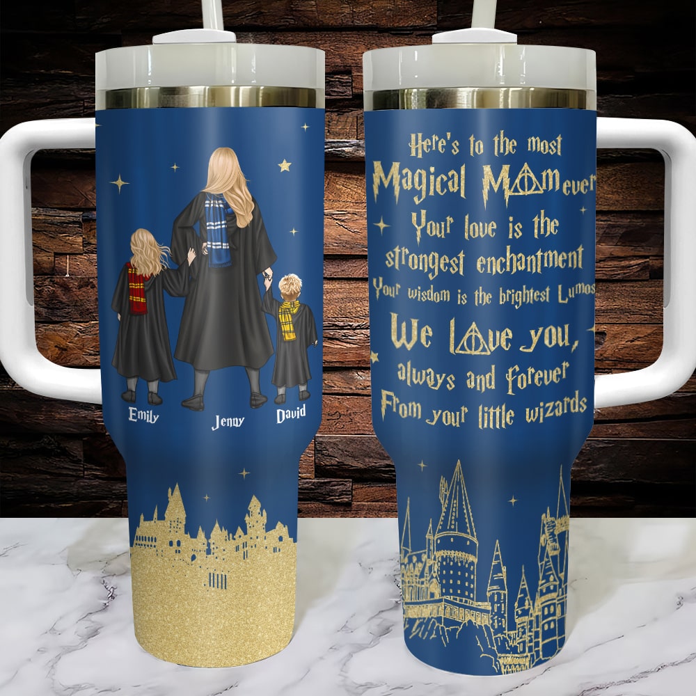 Personalized Magical Mom Tumbler