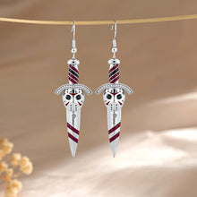 Load image into Gallery viewer, Creepy Knife Earrings: Spook Up Your Style - Personalized Gifts for Horror Movie Fans Earrings PopCulturePrints
