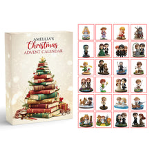 Load image into Gallery viewer, Literary Magic Christmas Advent Calendar – A Personalized Gift for Book Lovers Advent Calendar PopCulturePrints
