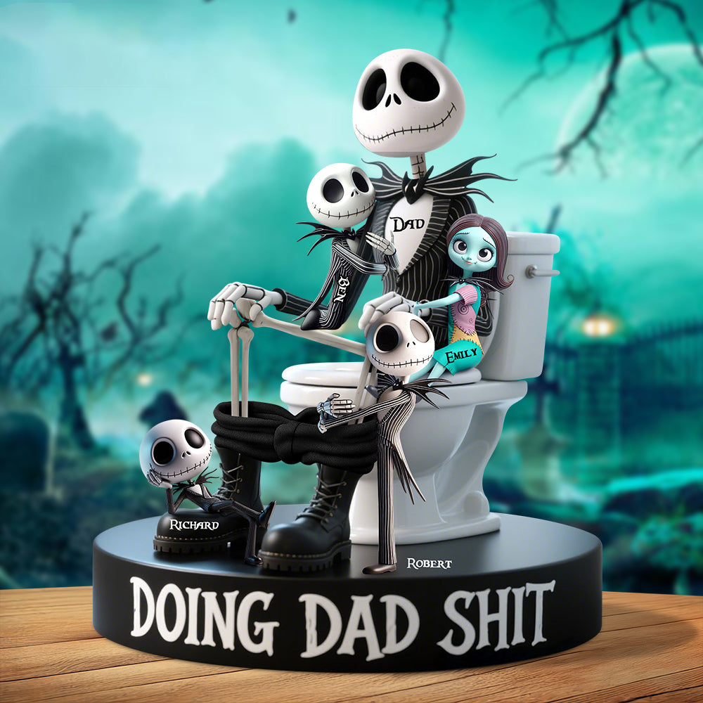 Doing Dad Sh!t - Personalized Acrylic Plaque for Dads Shaped Plaques PopCulturePrints