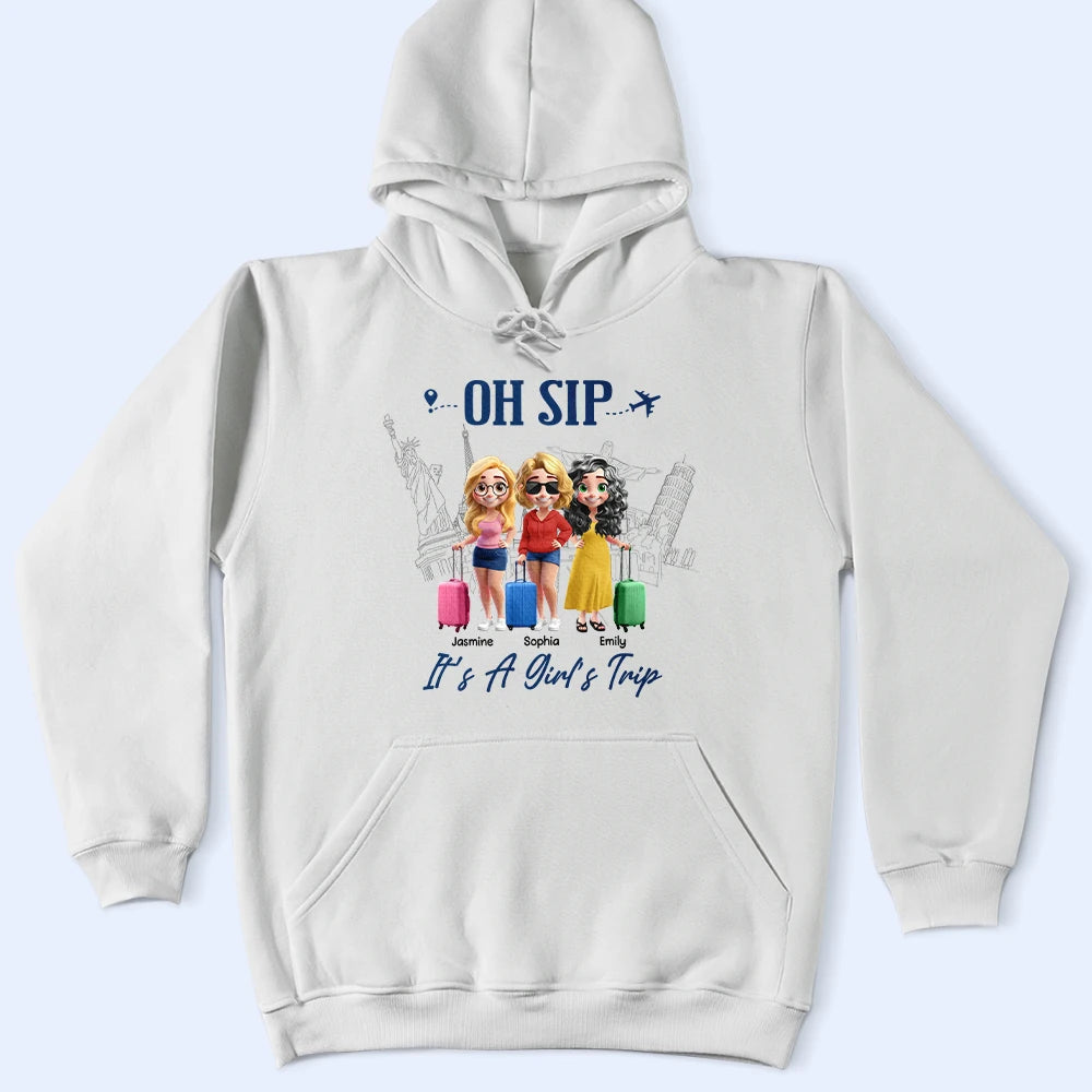 Girls Trip Cheaper Than Therapy - Personalized T-Shirt T-shirt PopCulturePrints