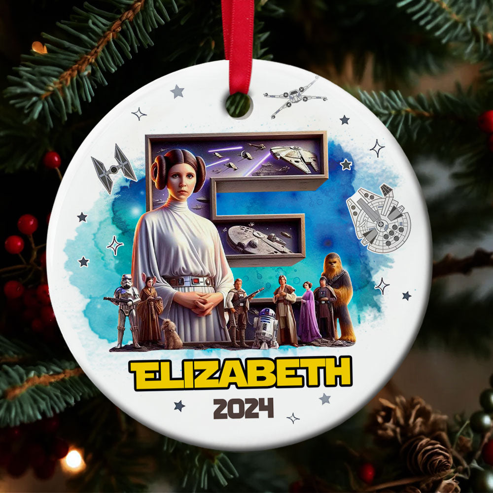 Personalized Movie Lover's Christmas Ornament - Sci-Fi Theme Ornament PopCulturePrints