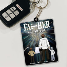Load image into Gallery viewer, Elite Father&#39;s Day Personalized Keychain Keychains PopCulturePrints
