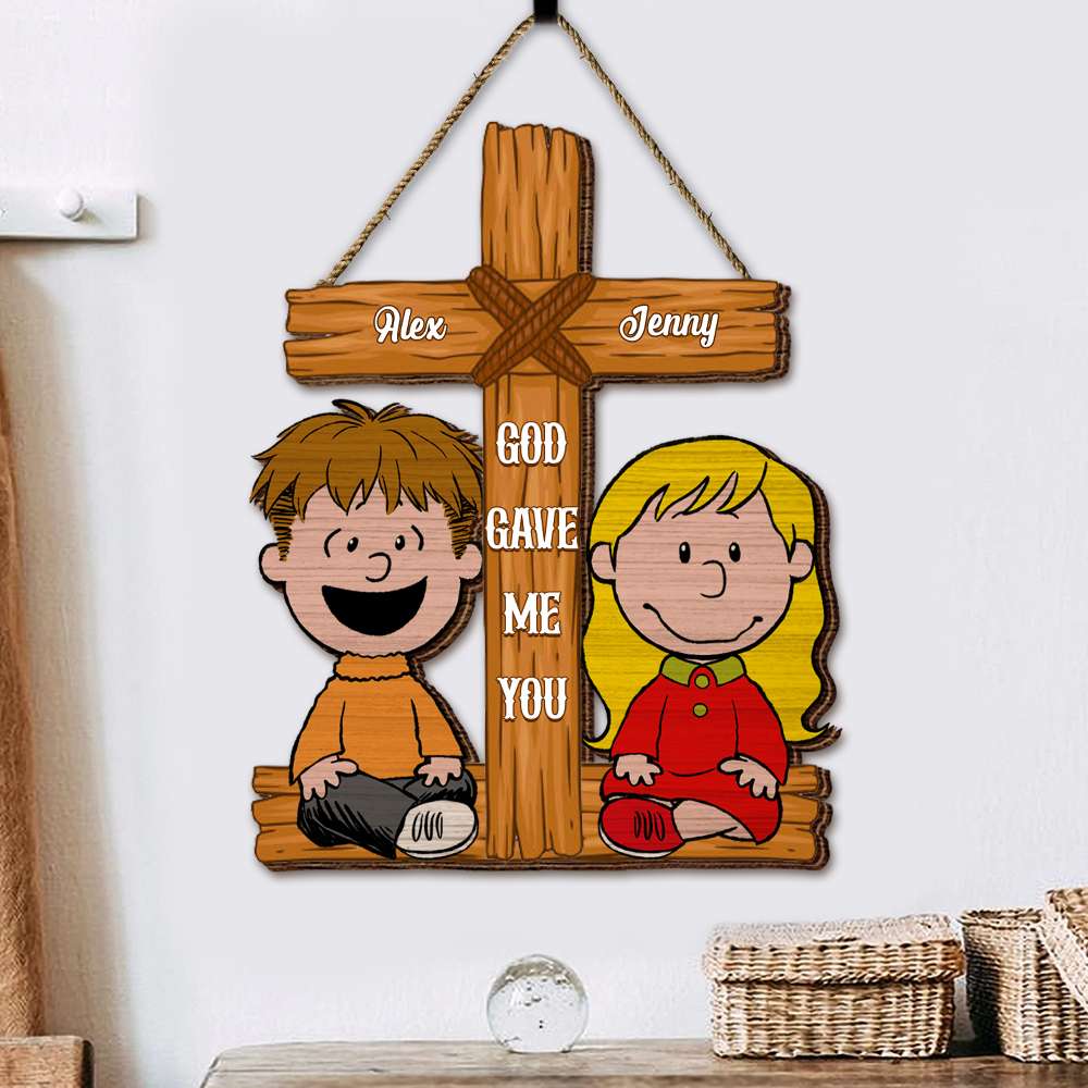 Customized Couple Wood Sign - Unique Valentine's Day Gifts for Love Wood Sign PopCulturePrints