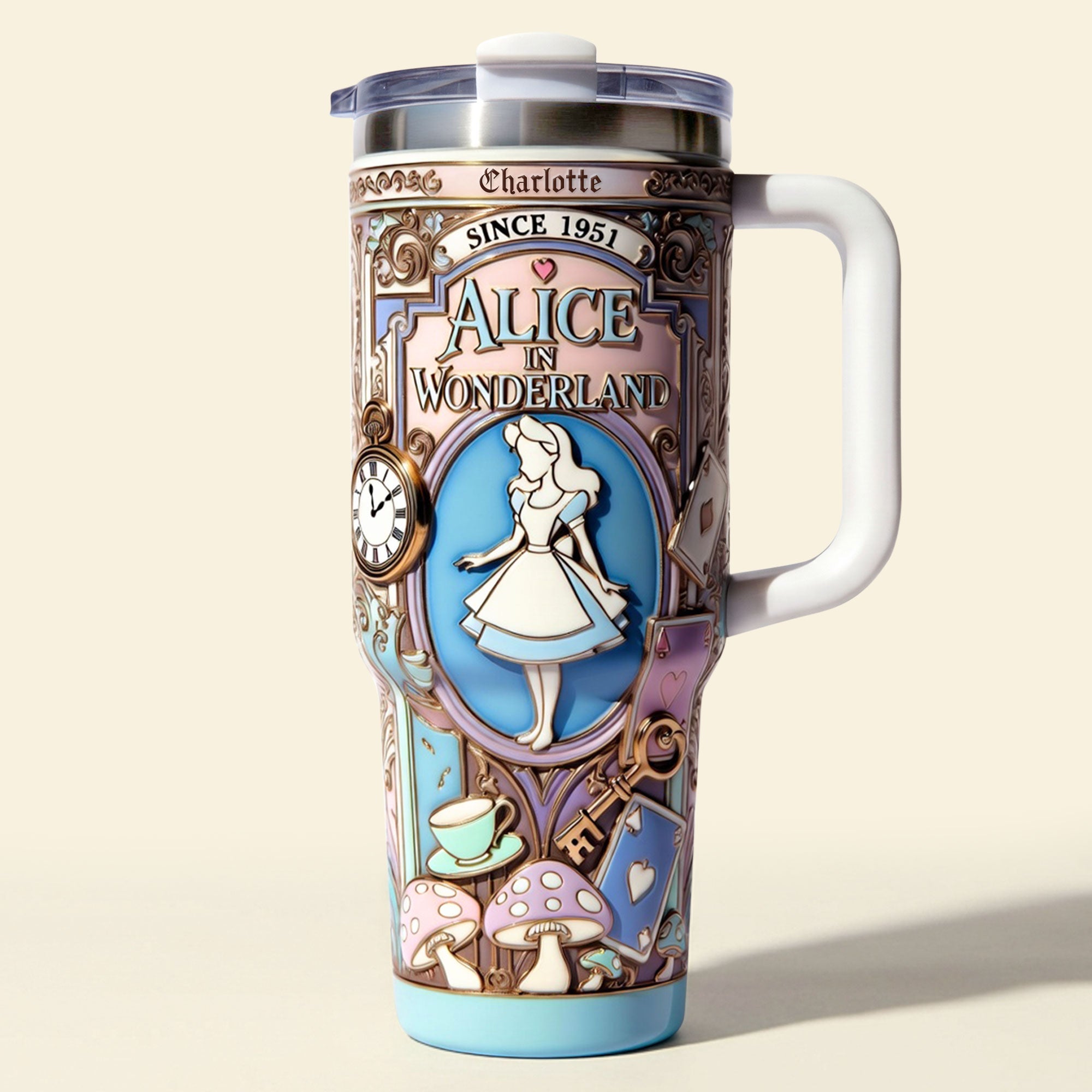 “Step Into a Fantasy Adventure!” - Fantasy Story Girl Tumbler, Personalized Travel Gift for Fantasy Lovers Tumbler Cup PopCulturePrints