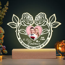 Load image into Gallery viewer, Personalized 3D LED Light: Love's Embrace Custom Gift Led Night Light PopCulturePrints
