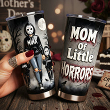 Load image into Gallery viewer, "Embrace the Dark Side: Horror Mom and Kids 20oz Tumbler - Personalized Gifts for Moms &amp; Grandmas" Tumbler Cup PopCulturePrints
