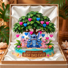 Load image into Gallery viewer, “Best Dad Ever” – Personalized Acrylic Plaque for Your Dad, Grandpa, or Stepdad Shaped Plaques PopCulturePrints

