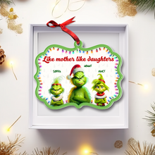 Load image into Gallery viewer, Personalized Grinch Family Christmas Ornament for Mom
