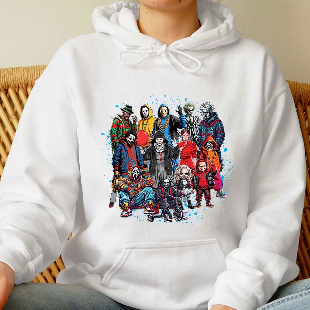 Spooky Squad: Horror Movie Characters Shirt