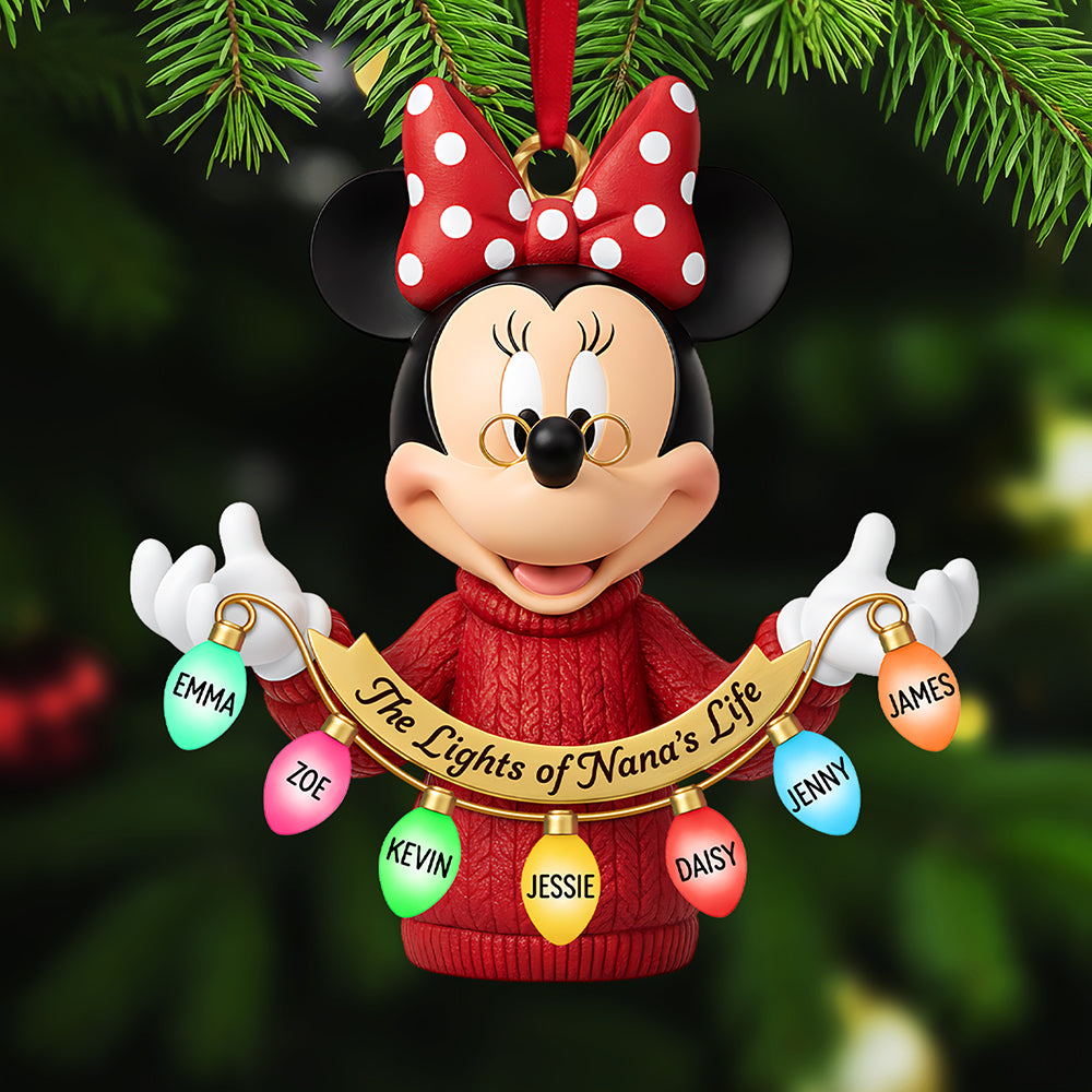 The Lights Of Grandma - Personalized Acrylic Ornament Gift Ornament PopCulturePrints