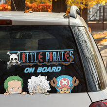 Load image into Gallery viewer, Little Pirates On Board Personalized Car Decal Decal Sticker PopCulturePrints
