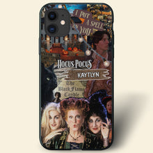 Load image into Gallery viewer, Personalized &#39;Hocus Pocus&#39; Horror-Themed Halloween Phone Case
