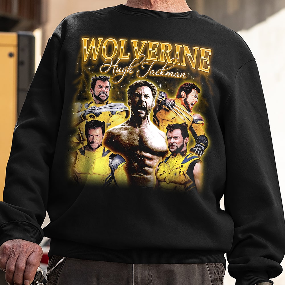 Hugh Jackman Wolverine Fan Art T-Shirt