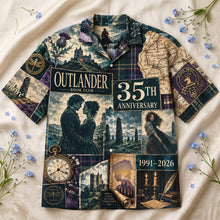 Load image into Gallery viewer, “Travel Through Time in Style” - Personalized Time Traveling Hawaiian Shirt - Perfect Gift for Book Lovers
