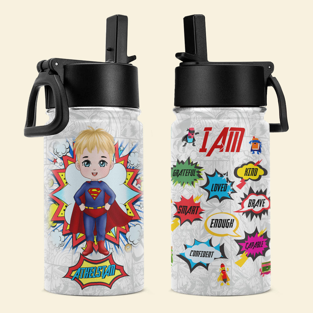 Superhero Personalized Kids Tumbler Tumbler Cup PopCulturePrints