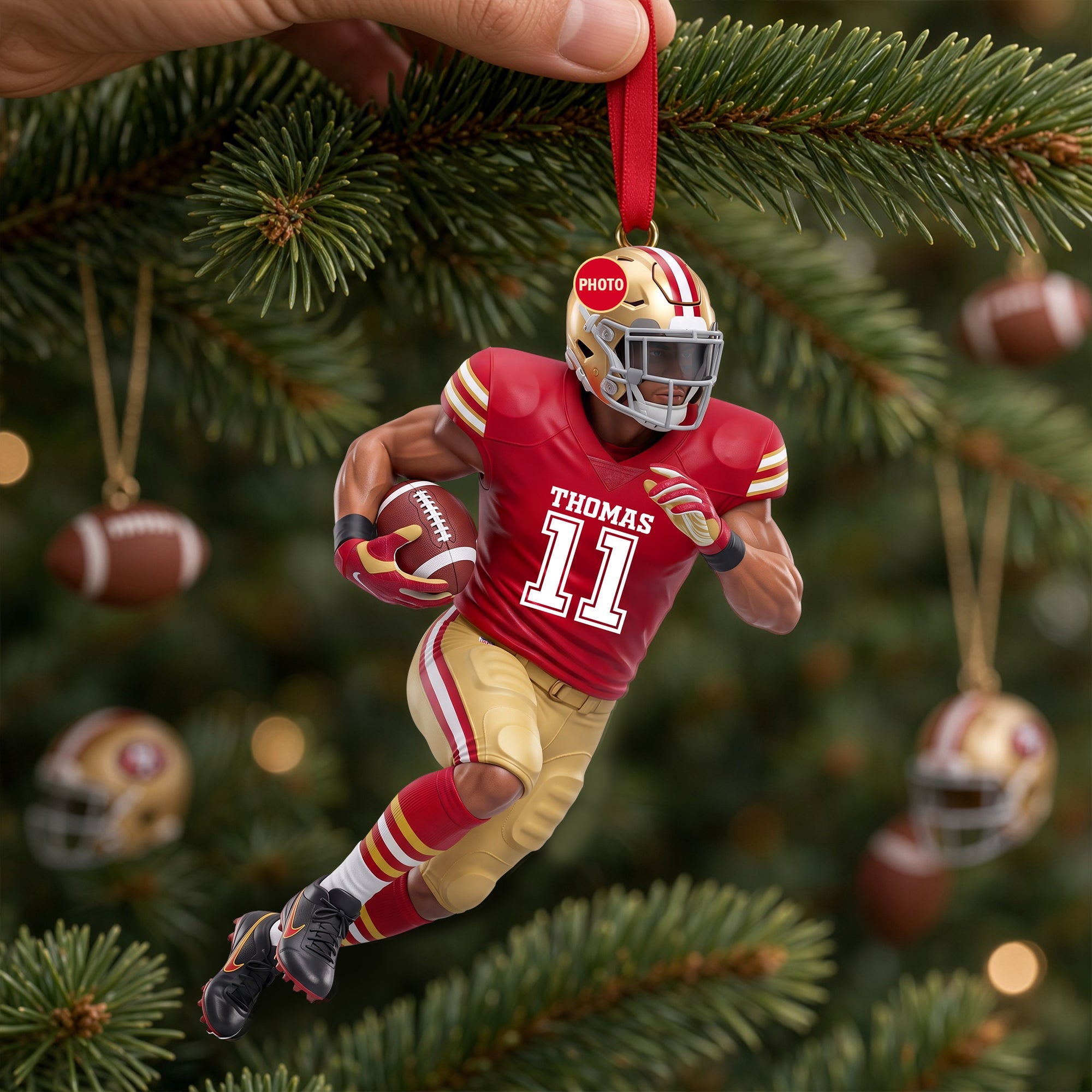 Personalized Professional Athlete Acrylic Ornament - A Unique Gift for Sport Lovers Ornament PopCulturePrints
