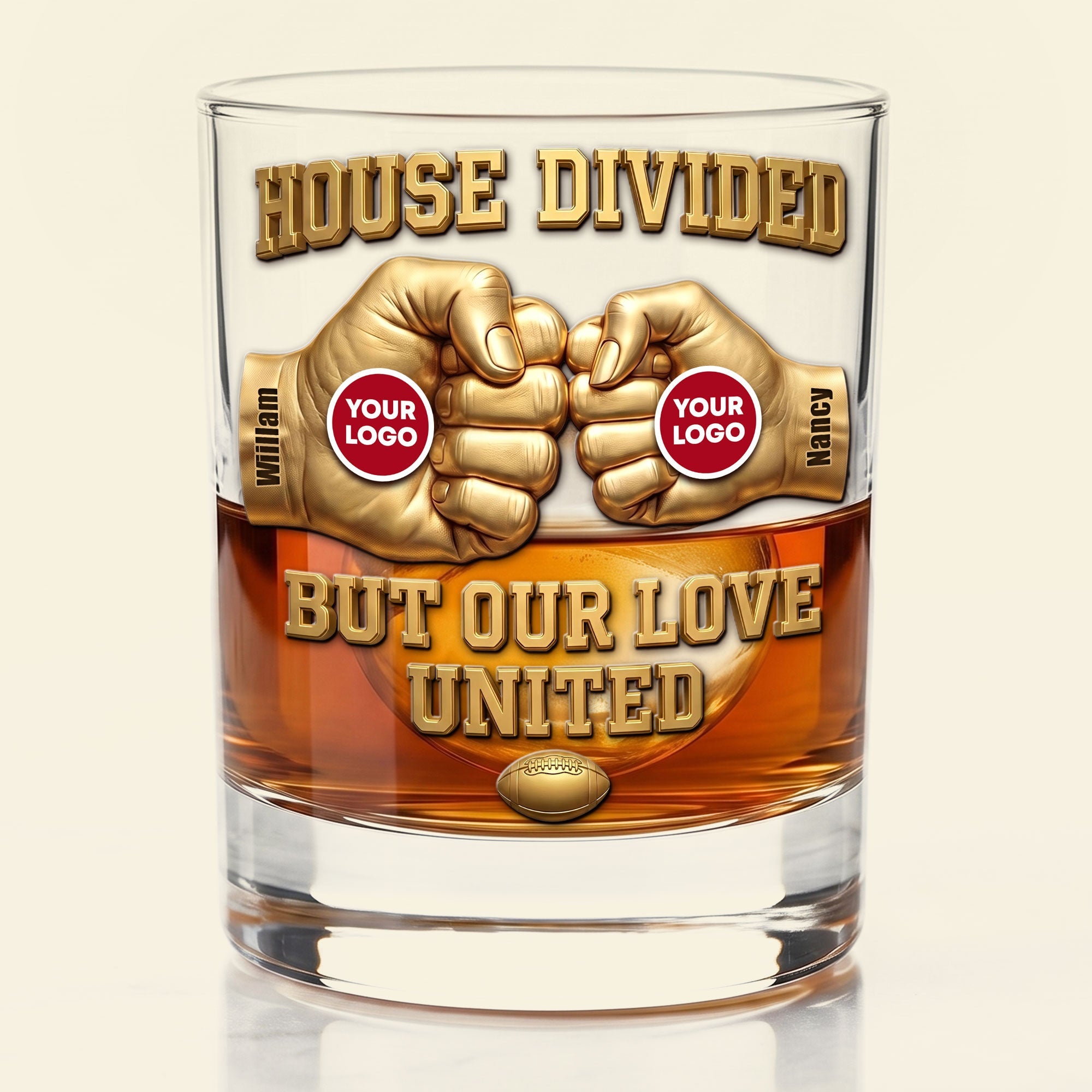 Teammates For Life Whiskey Glass - Personalized Gifts For Loved One 01HUTI040626 Glass PopCulturePrints
