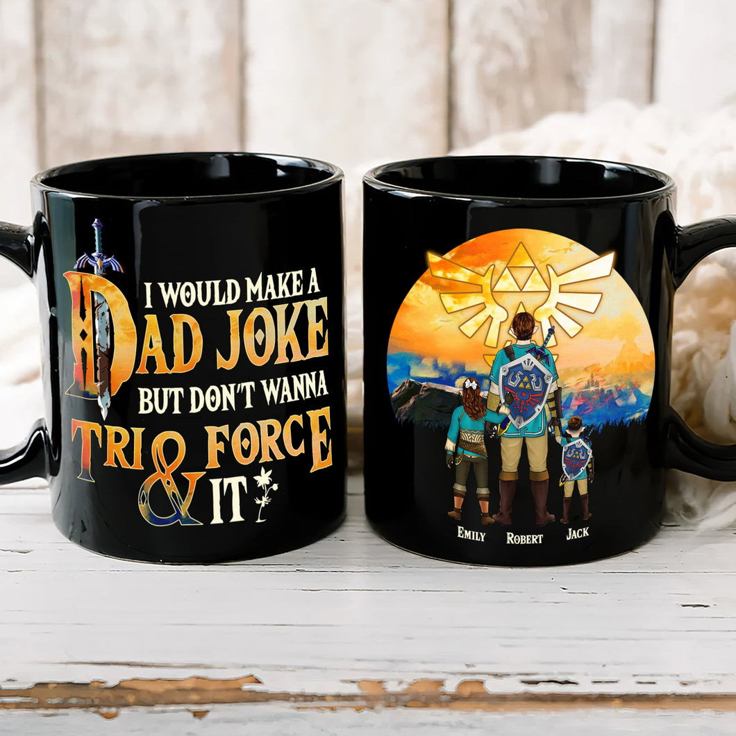 Customizable Dad Joke Coffee Mug with Heroic Theme Coffee Mug PopCulturePrints