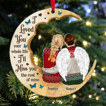 Load image into Gallery viewer, Personalized Memorial Christmas Ornament - Loved Ones in Heaven Ornament PopCulturePrints
