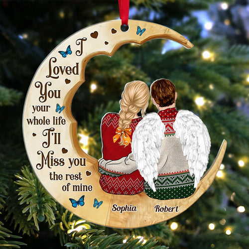 Personalized Memorial Christmas Ornament - Loved Ones in Heaven Ornament PopCulturePrints