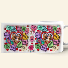 Load image into Gallery viewer, Personalized 3D Inflated Coffee Mug - &#39;Miss You My Love&#39; for Couples Coffee Mug PopCulturePrints

