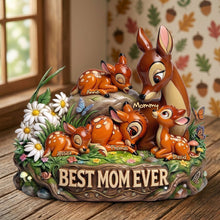 Load image into Gallery viewer, “Best Mom Ever” - Personalized Acrylic Plaque - A Perfect Gift for Moms &amp; Grandmas Shaped Plaques PopCulturePrints
