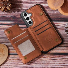Load image into Gallery viewer, Bloom Where You&#39;re Planted - Personalized Leather Flip Wallet Phone Case Leather Flip Wallet Phone Case PopCulturePrints
