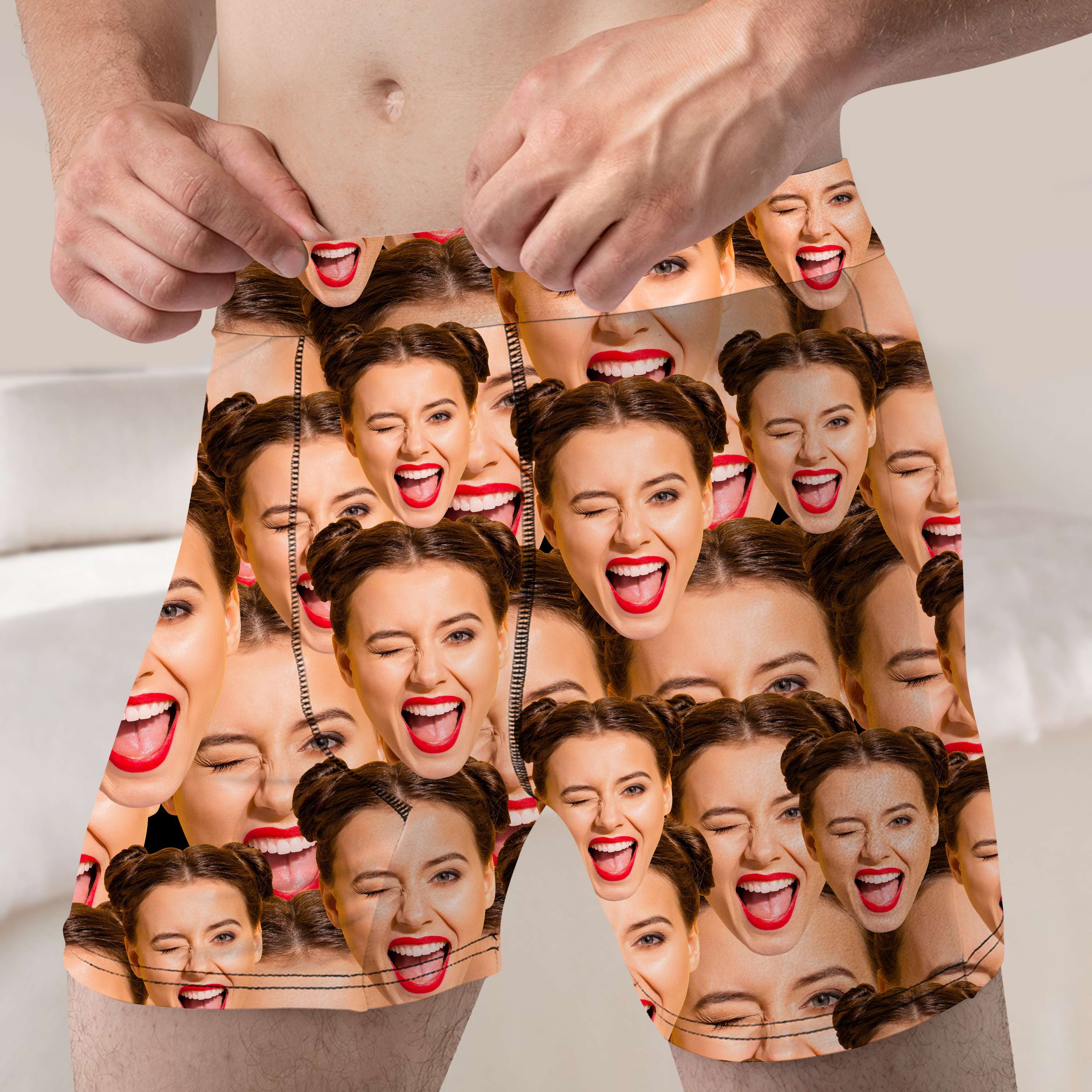 Personalized Photo Men's Boxer - Unique Gifts for Him Boxer Briefs PopCulturePrints