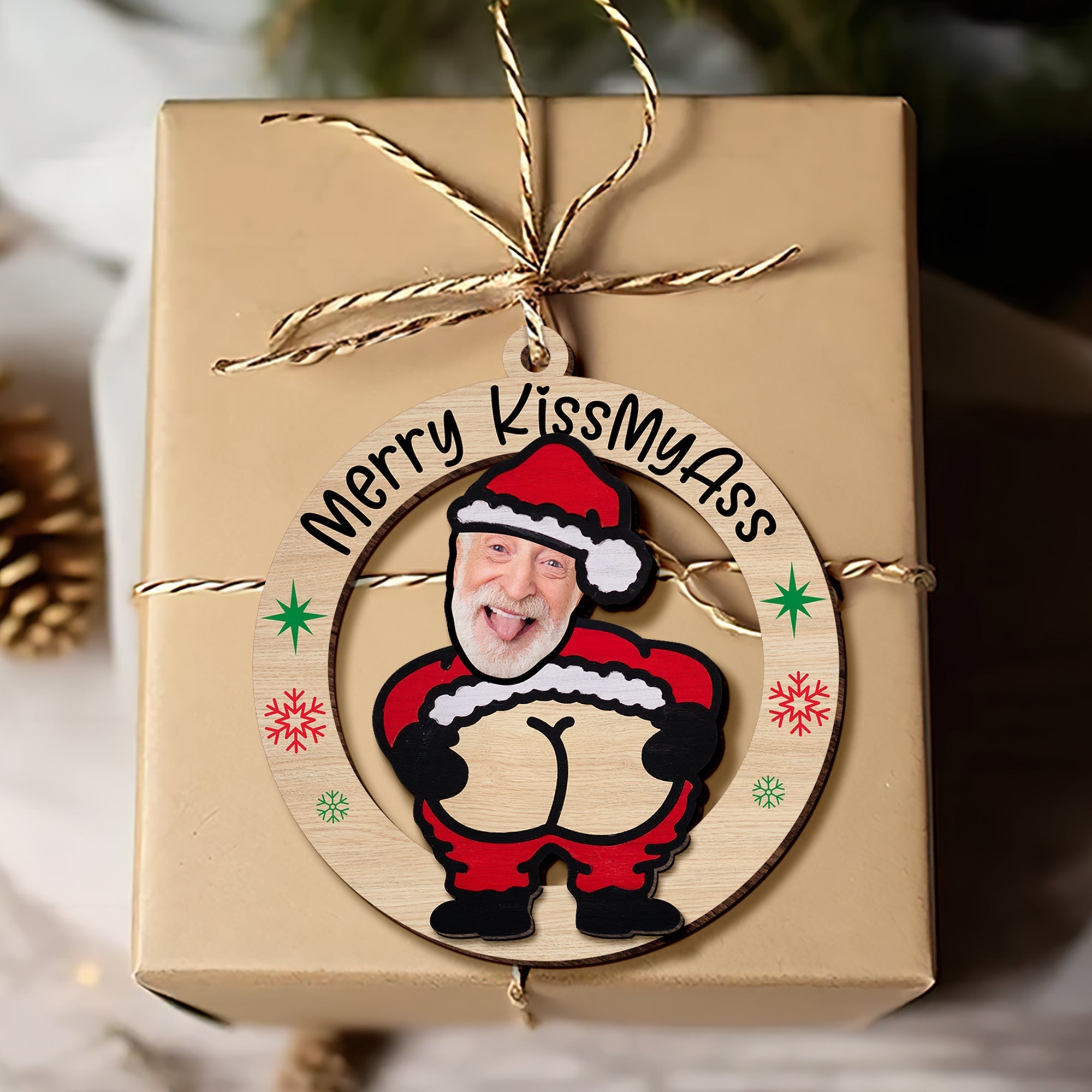 Custom Photo Gifts For Christmas Ornament Funny Gifts 05qnqn231024 Ornament PopCulturePrints