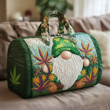 Load image into Gallery viewer, &quot;Celebrate Your Unique Style with a Chill Gnome Duffle Bag&quot; - Personalized Quilted Duffle Bag for Gnome Lovers Quilted Duffle Bag PopCulturePrints
