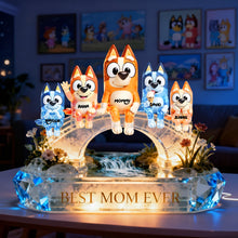 Load image into Gallery viewer, "Best Mom Ever - A Heartfelt Tribute!" - Personalized Light Box for Mom &amp; Grandma Light Box PopCulturePrints

