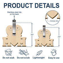 Load image into Gallery viewer, We Love You Mom - Personalized 3D Cartoon Car Visor Clip Car Visor Clip PopCulturePrints
