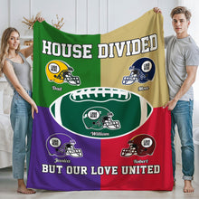 Load image into Gallery viewer, Custom Family Blanket for American Football Lovers Blanket PopCulturePrints
