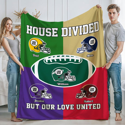 Custom Family Blanket for American Football Lovers Blanket PopCulturePrints