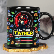 Load image into Gallery viewer, Personalized Sci-Fi Dad Coffee Mug - Custom Names Coffee Mug PopCulturePrints
